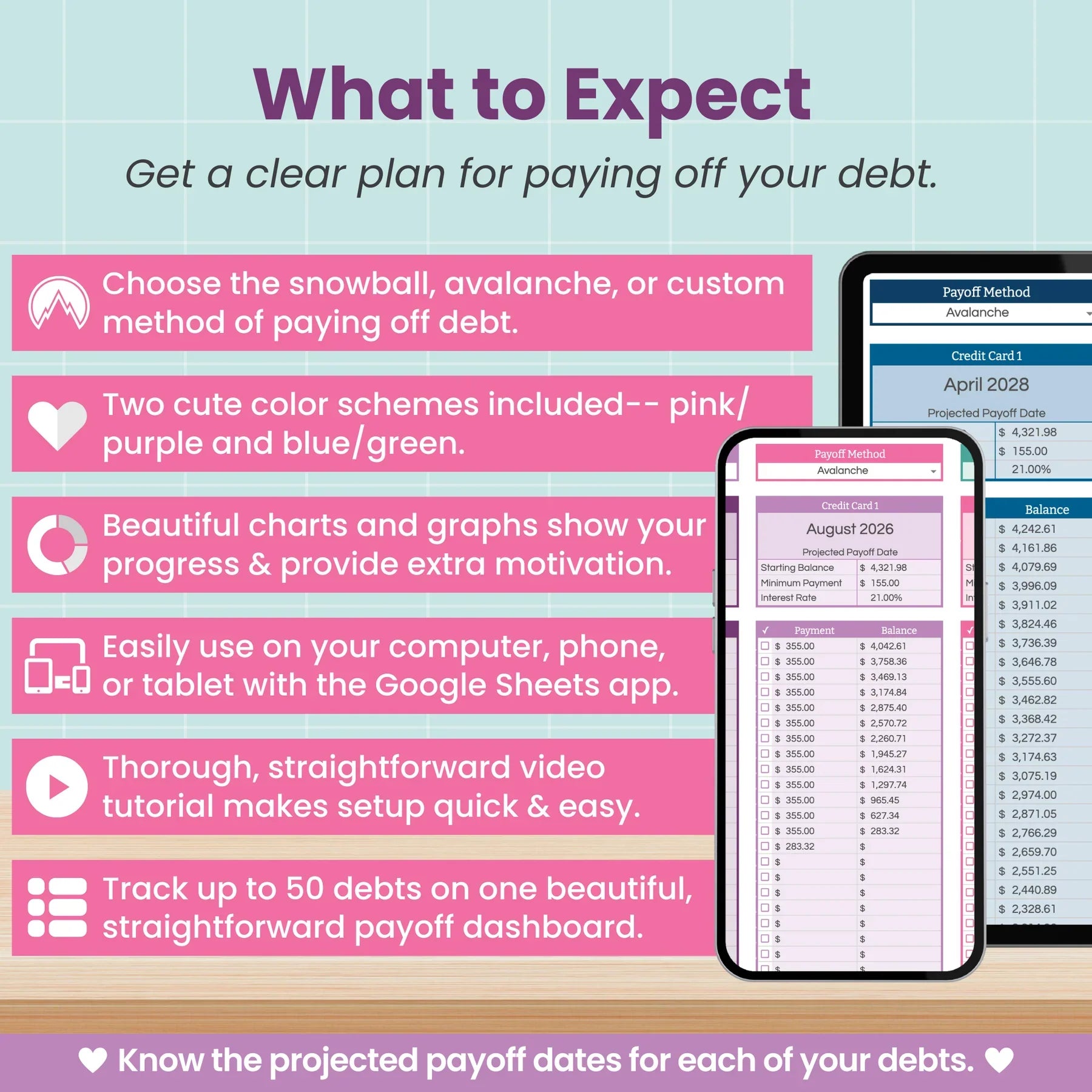 Debt Payoff Planner - by DebtFree Family